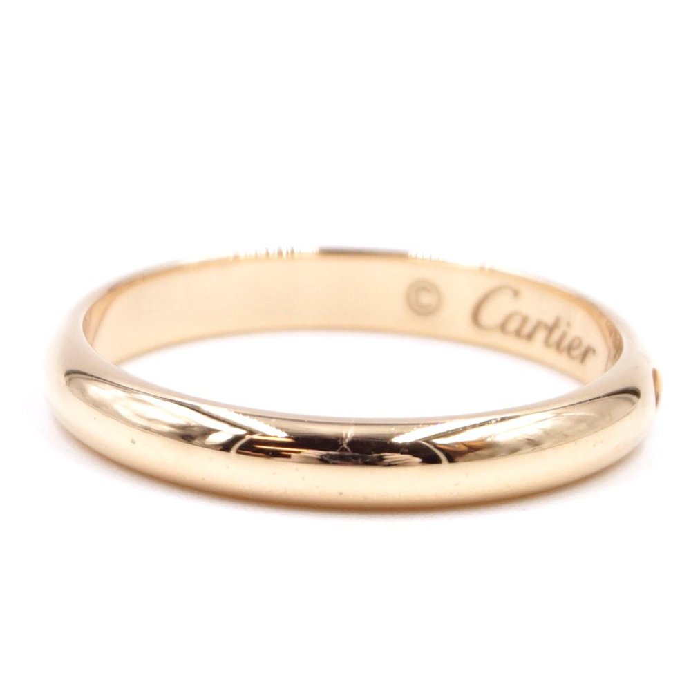 Pink Gold 18k 750 1895 1p Diamond 4.5 - 4.75 Ring - Picture 3 of 8